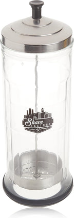 Shaving Factory Professional Grade Disinfectant Jar, Large, 37 Ounce