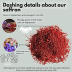 Persian Saffron Spice from Afghanistan by Slofoodgroup, Premium Quality Saffron Threads, All Red Saffron filaments for cooking, tea, Baking and More, Grade 1 Quality 1 Gram