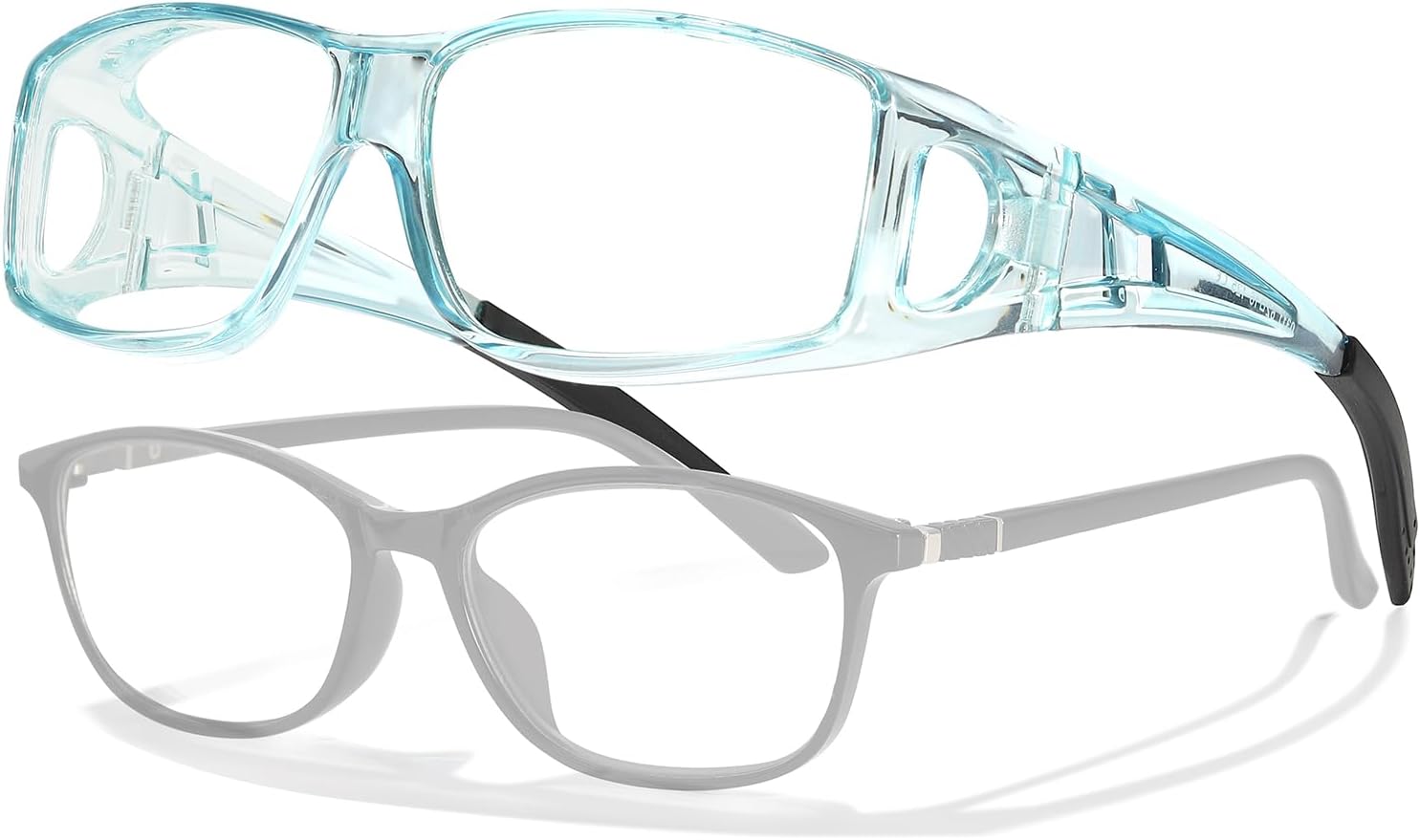 LVIOE Fit Over Blue Light Blocking Glasses and Computer Eyewear- Wear Over Prescription Glasses/Reading Glasses/RX Glasses