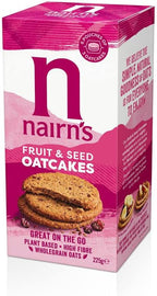 Nairns Fruit & Seed Oatcake 225g (Pack of 6)