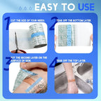 Transparent Dressing Adhesive Bandage Waterproof Bandage Clear Adhesive Bandages Stretch Tape for Tattoos Swimming (4 x 394 Inch)