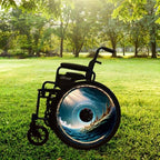 Wheelchair Wheel Covers Water Proof Designer Cover for Wheelchair Wheels, Enhances Aesthetics, Easy Install/Remove, Lightweight, Waterproof (Fantasyland).