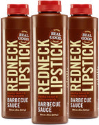 Redneck Lipstick Original BBQ Sauce, Smoky Sweet and Spicy Smooth, ideal for All Recipe, BBQ game with Authentic American Flavor, 3 Pack (18 Ounce)