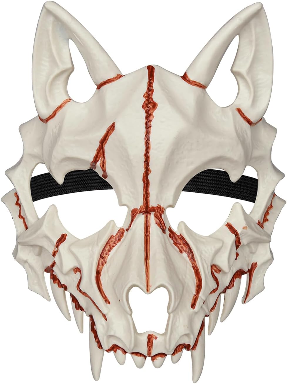 L'VOW Adult Full Face Mask Animal Skull Mask Realistic Scary Head Mask for Masquerade Halloween Party