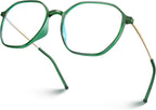 VISOONE Lightweight TR90 Blue Light Blocking Glasses Frame with Anti Glare Eye Protection for Women and Men RANE