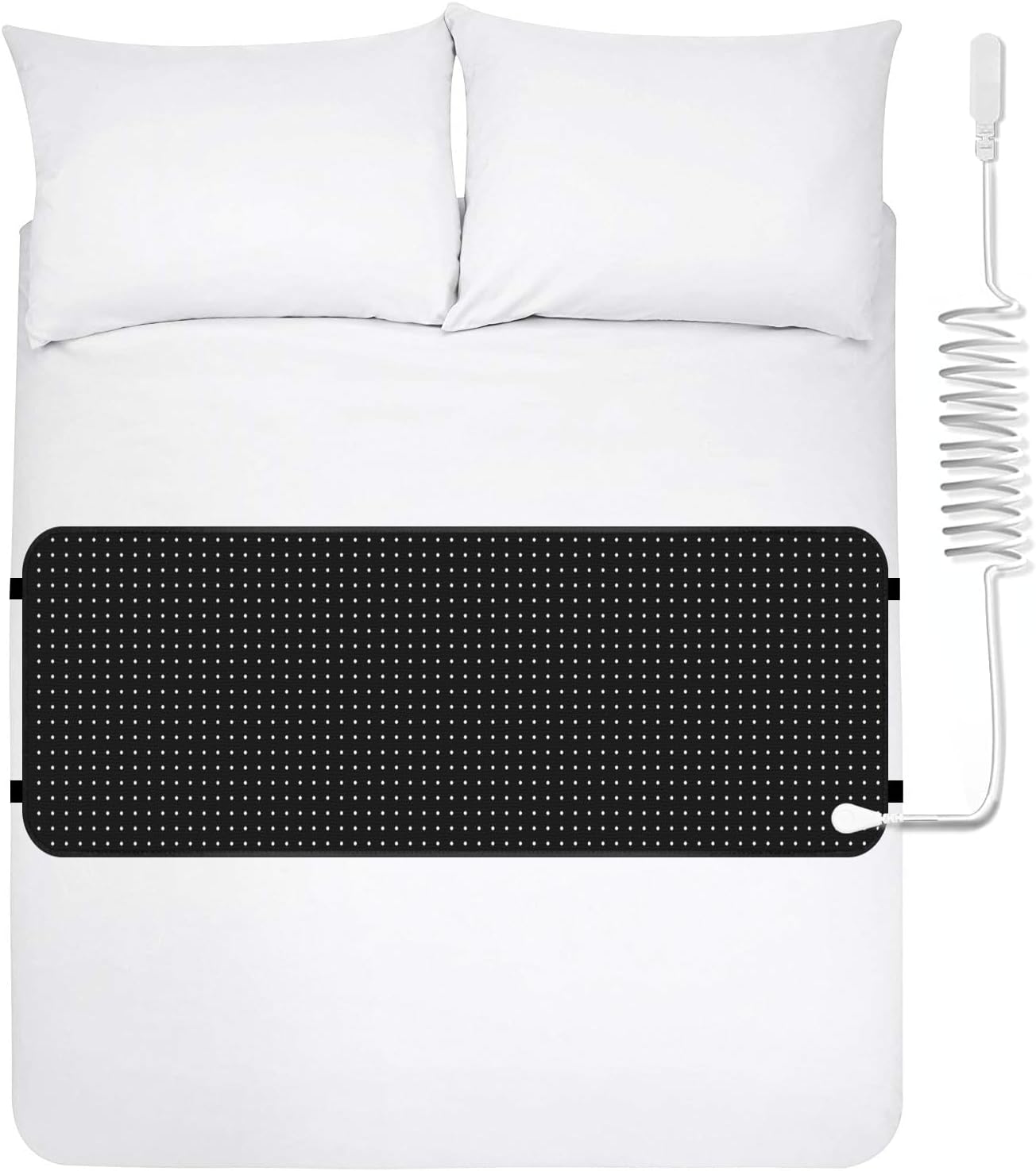 NIULAFR Grounding Mat for Bed, Queen Size Grounding Mattress Pad 27x78 Inch Earth Mat Improving Your Sleep & Health