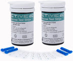 Exactive EQ Test Strips x50 Pieces and Lancets x 50 for Blood Glucose Meter Blood Sugar Monitor