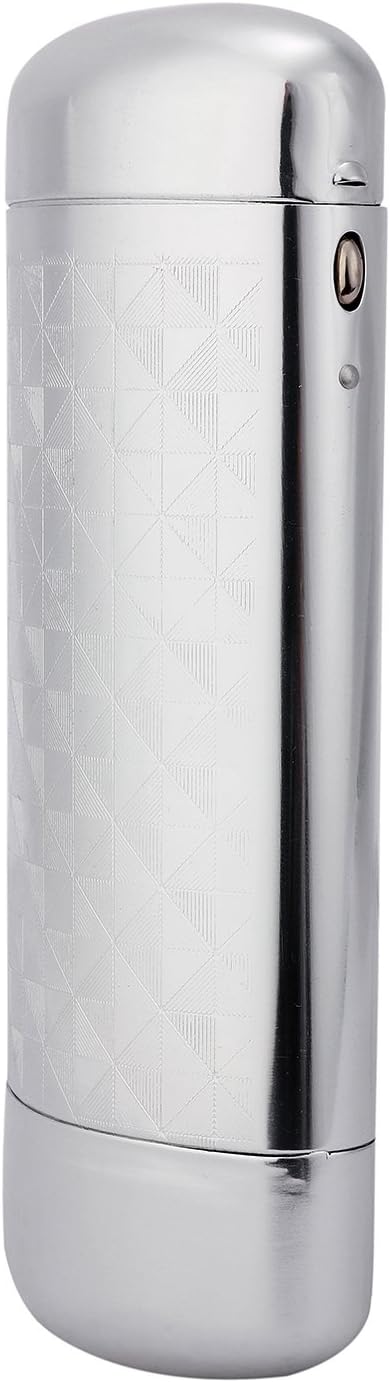 Philley Aluminum Metal Pocket Ultra-Light Silver Eyeglasses Glasses Case