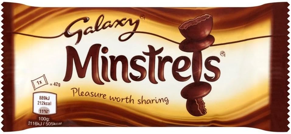 Minstrels Bag - 42g - Pack of 12 (42g x 12 Bags)