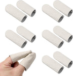 5 Pairs Finger Protectors for Sewing, Leather Thimble & Crochet Finger Guard, Hand Craft Needlework Tools for Knitting & Needle Felting