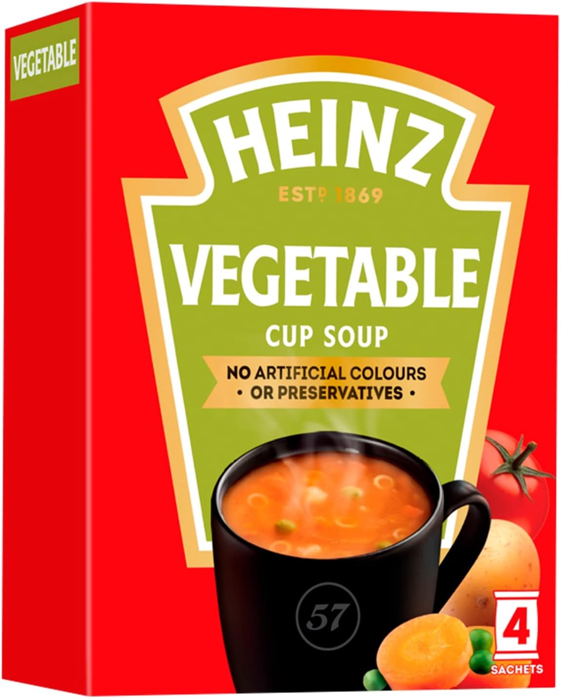 Original Heinz Vegetable Cup Soup Pack Imported From The UK England British Soup