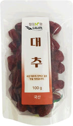 GAGOPA Dried Jujube Fruit – 100% Korean Red Dates, Naturally Sweet Flavor, Perfect for Tea, Soups & Samgyetang, Caffeine-Free Herbal Ingredient, 100g Pack