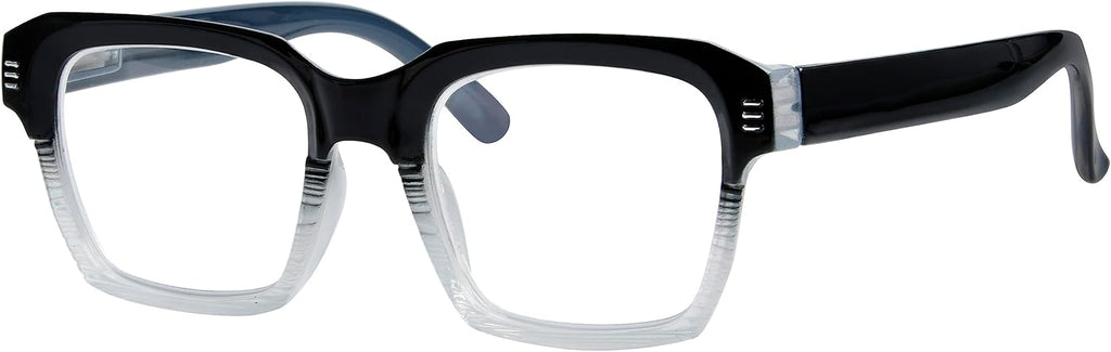 Eyekepper Reading Glasses for Women - Large Frame Ladies Readers - Black +0.75
