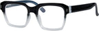 Eyekepper Reading Glasses for Women - Large Frame Ladies Readers - Black +0.75