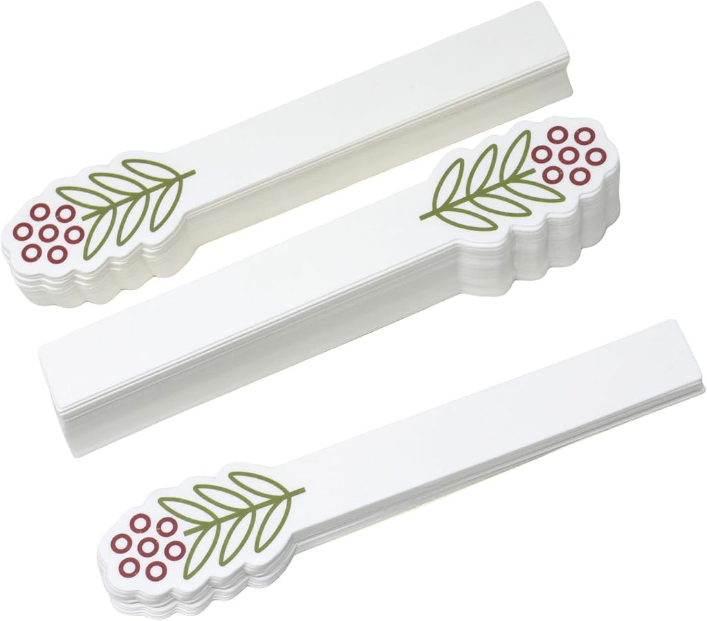 Honbay 100PCS Fashion Flower Disposable Perfume Test Strips Essential Oils Paper Test Strips Smelling Test Paper White Testing Strips Aromatherapy Fragrance Tester Strips