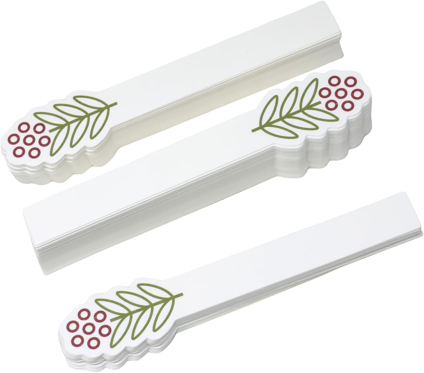 Honbay 100PCS Fashion Flower Disposable Perfume Test Strips Essential Oils Paper Test Strips Smelling Test Paper White Testing Strips Aromatherapy Fragrance Tester Strips