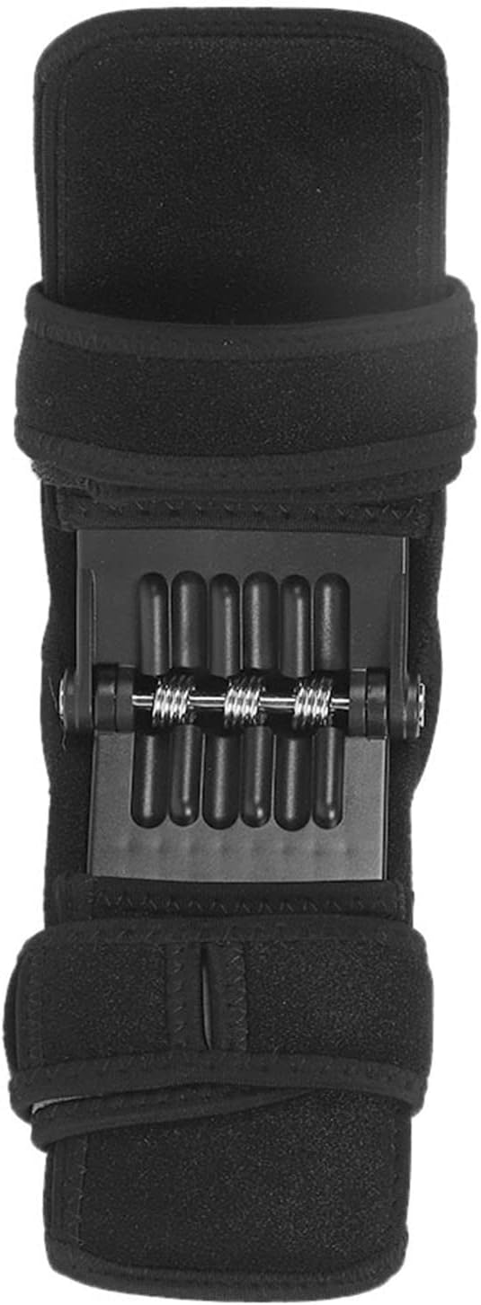 Brrnoo Knee Booster, Knee Brace, Joint Support Spring Stabilizer Pad Power Brace for Weak Legs Old Cold Leg Sports Training Squat Climbing And Climbing Stairs