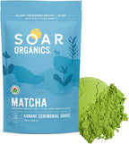 Soar Organics - Kawane Ceremonial Grade Matcha Green Tea Powder - Authentic Japanese Origin (3.52 oz)