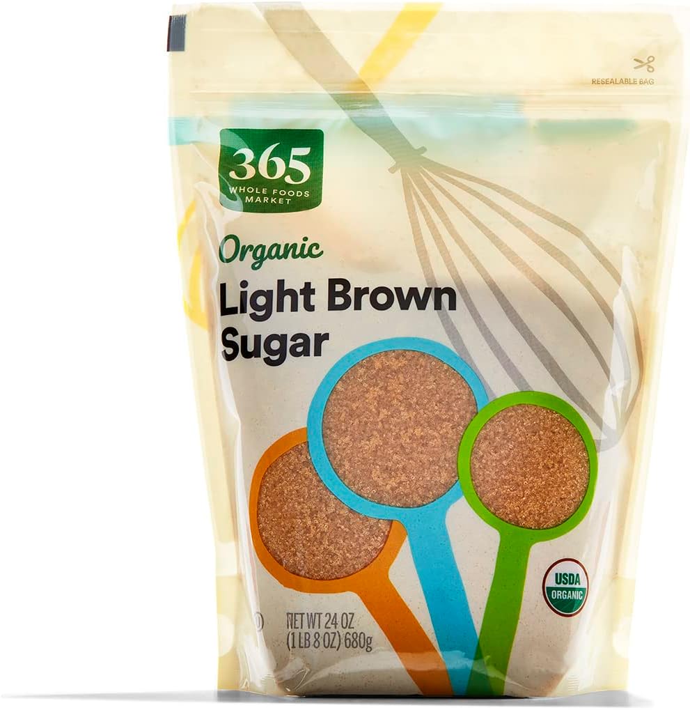 365 by Whole Foods Market, Organic Light Brown Sugar, 24 Ounce