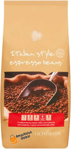 Lichfields Italian Style Espresso Beans 1kg [WINNER Quality Awards 2023 ] by AmazValue Global