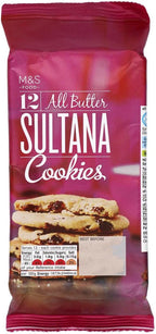 Mark and Spencers 2X 12 All Butter Sultan Cookie 200g