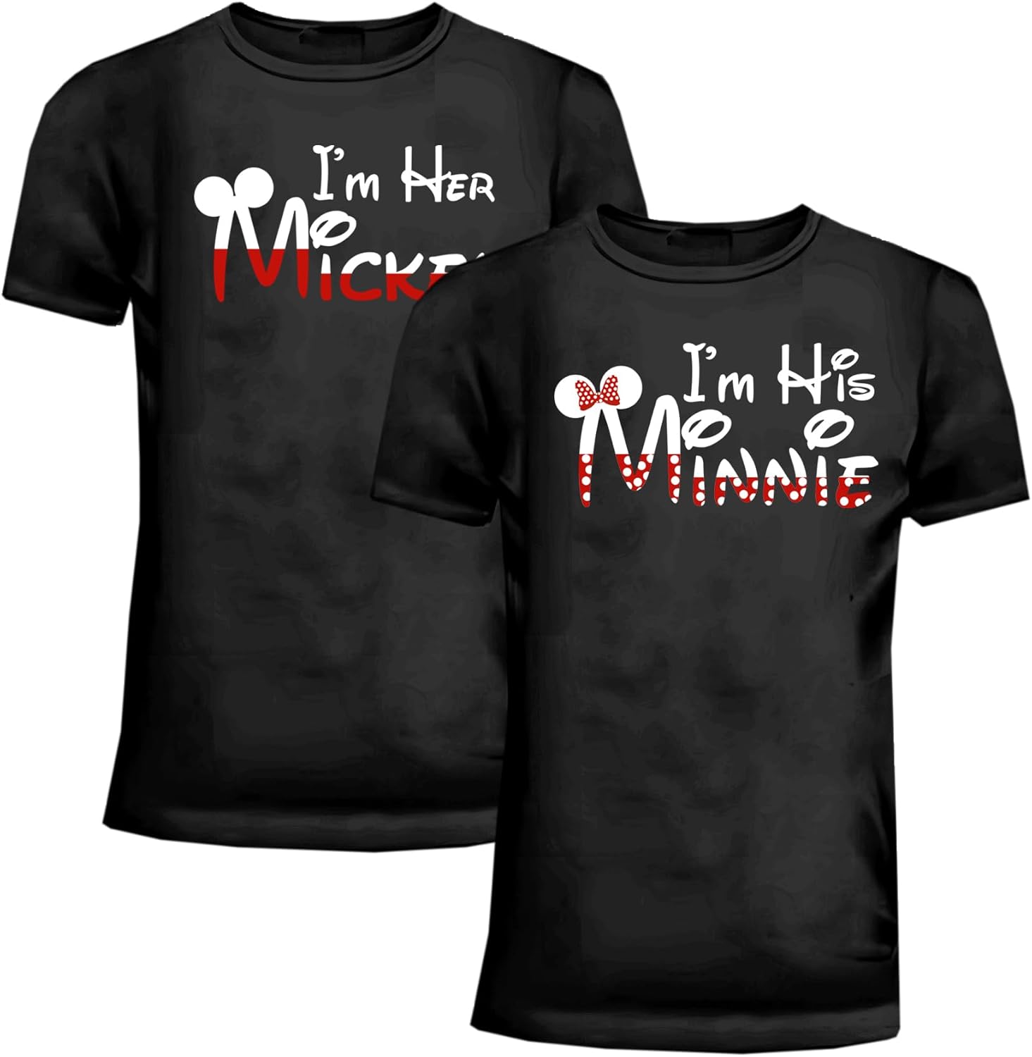 Matching Shirts for Couples His and Her Couples Love Shirt Set Men's Women T-Shirts Husban Wife Outfit.