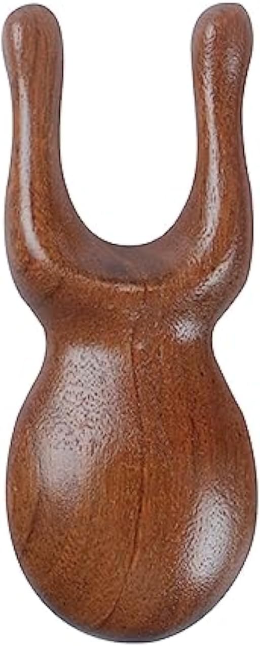OULIGET Natural Wooden Nose Guasha Massage Tools Anti-Static, Eyes Facial Wood Gua Sha Tool,face Manual Massager Tool, Multifunctional Handheld Meridians Acupoint Massage Tool,1 Pieces.