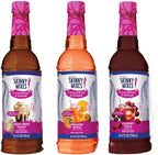 Skinny Mixes Sugar-Free Syrup Concentrate Variety Pack, 0 Calories, 0 Sugar, Root Beer Float, Orange Soda, Cherry Cola Flavors, 25.4 Fl Oz Bottles
