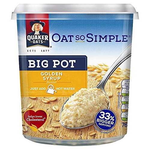 Quaker Oat So Simple Golden Syrup Porridge Big Pot - 76g (0.17lbs)
