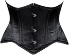 Daisy corsets Women's Daisy Corsets Womens Satin Mini Cincher Underbust Corset Waist Cincher Busk Closure