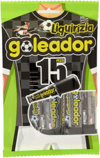 Goleador Licorice Chewy Candy, Double Layer, 15 Individually Wrapped Pieces