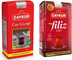 ÇAYKUR Black Tea Duo, Filiz & Caycicegi, Youngest Tea buds & Smooth Loose Leaf Blend, Perfect for Daily Enjoyment for Breakfast 500g / 17.6 Oz each
