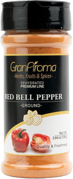 GranAroma Red Bell Pepper Powder, Sweet Pepper Flavor, Baking & Cooking (3.84 Ounce)