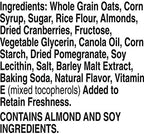 Nature Valley Chewy Fruit & Nut Granola Bars, Cranberry Pomegranate, 6 Bars, 6.7 OZ (Pack of 4)