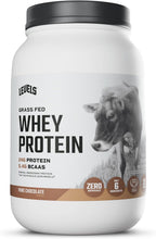 Levels Grass Fed Whey Protein Powder, No Artificials, 24G of Protein, Pure Chocolate, 2LB