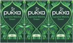 Pukka Supreme Matcha Green, Organic Herbal Green Tea with Oothu, Sencha & Suio Gang, 20 Count (Pack of 3)