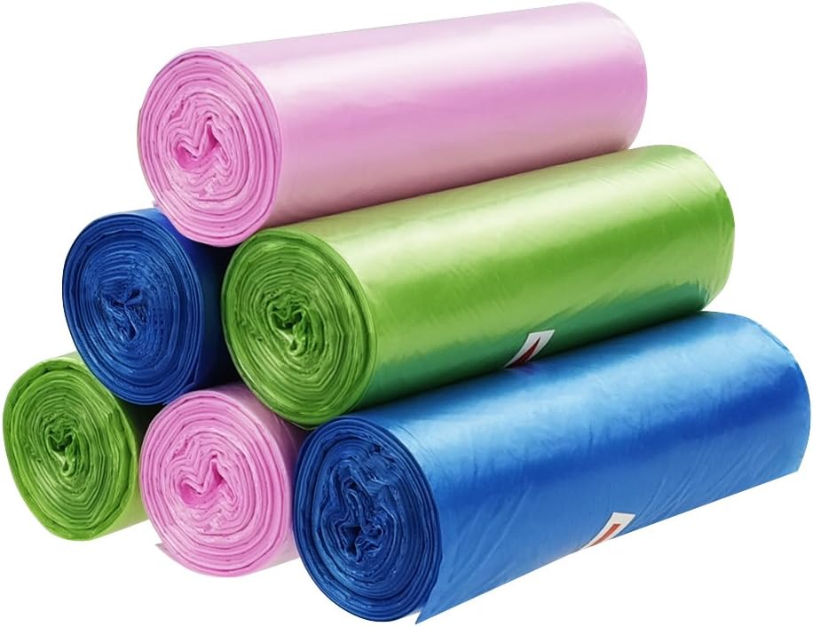 10 Gallon Kitchen Trash Bags, 120 Counts/ 6 Rolls