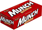 MUNCH Peanut Bar Gluten-Free LOW GLYCEMIC Individually Wrapped, Candy Bulk Box, Single Full Size Single, 1.42-Ounce Bar, 36-Count