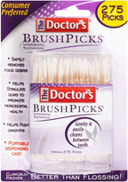 The Doctor's BrushPicks Interdental Toothpicks, 275 Count (Pack of 3)