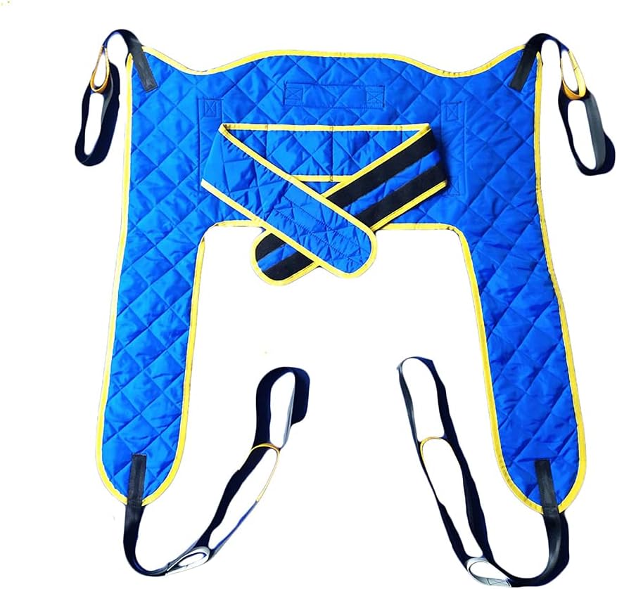 Patient Lift Toileting Sling Large Sling for Shower Home Use Transfer Belt Handicap Commode Full Body Sling