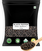 Generic Black Pepper Whole Kali Mirch The King of Spices for Every Kitchen, Intensely Aromatic Peppercorns Freshness Sealed, Unleash the Raw Power of Flavor -200 gm