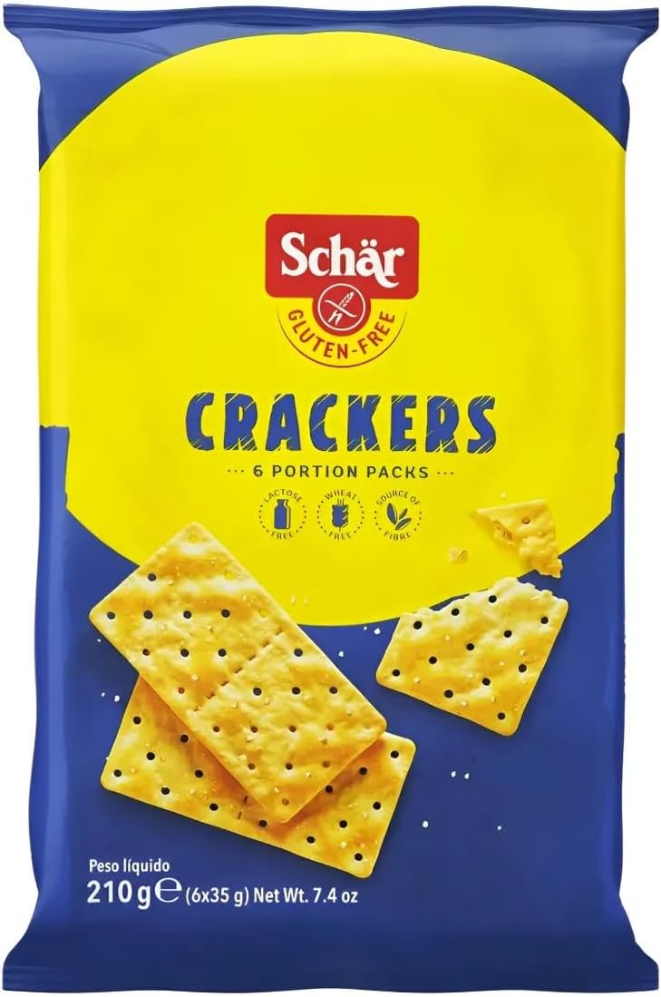 Schar Gluten Free Foods, Crackers 210g (6X35g)