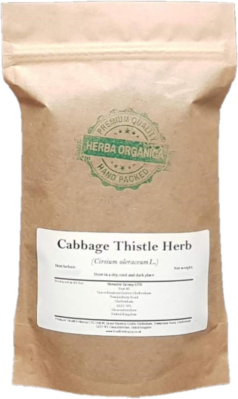 Herba Organica - Cabbage Thistle Herb - Cirsium oleraceum L - Herbal Tea (100g)