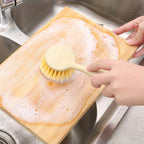 Jerliflyer Dish Brush with Handle, Kitchen Dish Washing Brush Long Handle Brush for Cleaning Dishes, Pots, Pans, Sinks and Stoves