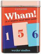 Galison Wham! Card Game – Fun Card Game for Kids, Easy to Play Family Game for 2+ Players, for Ages 6+ – Convenient Storage Tin and Instructions Included, Great Learning Activity for Kids