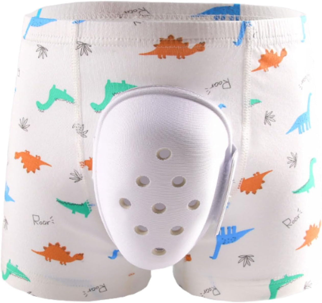 Men's Underwear 1Pc Post-Circumcision Recovery Nursing Pants Cartoon Boxer Briefs with Protective Cover Circumcision Underwear for Rehabilitation Use