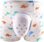 Men's Underwear 1Pc Post-Circumcision Recovery Nursing Pants Cartoon Boxer Briefs with Protective Cover Circumcision Underwear for Rehabilitation Use