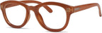 Eyekepper Cat Eye Reading Glasses for Women Oversize Ladies Readers - Brown +3.00