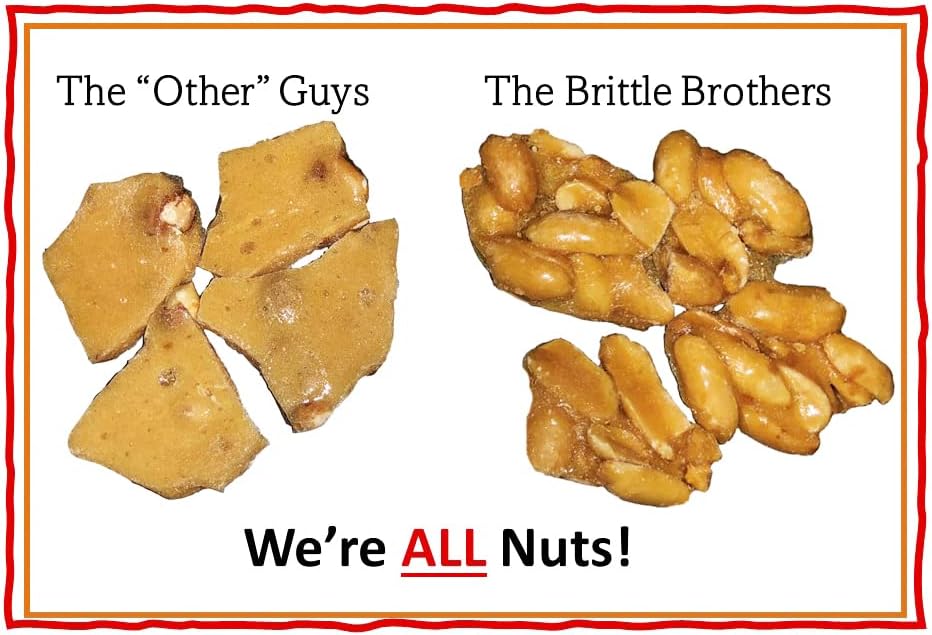 Brittle Brothers Peanut Brittle - 8 oz Gift Box - Gourmet Candy