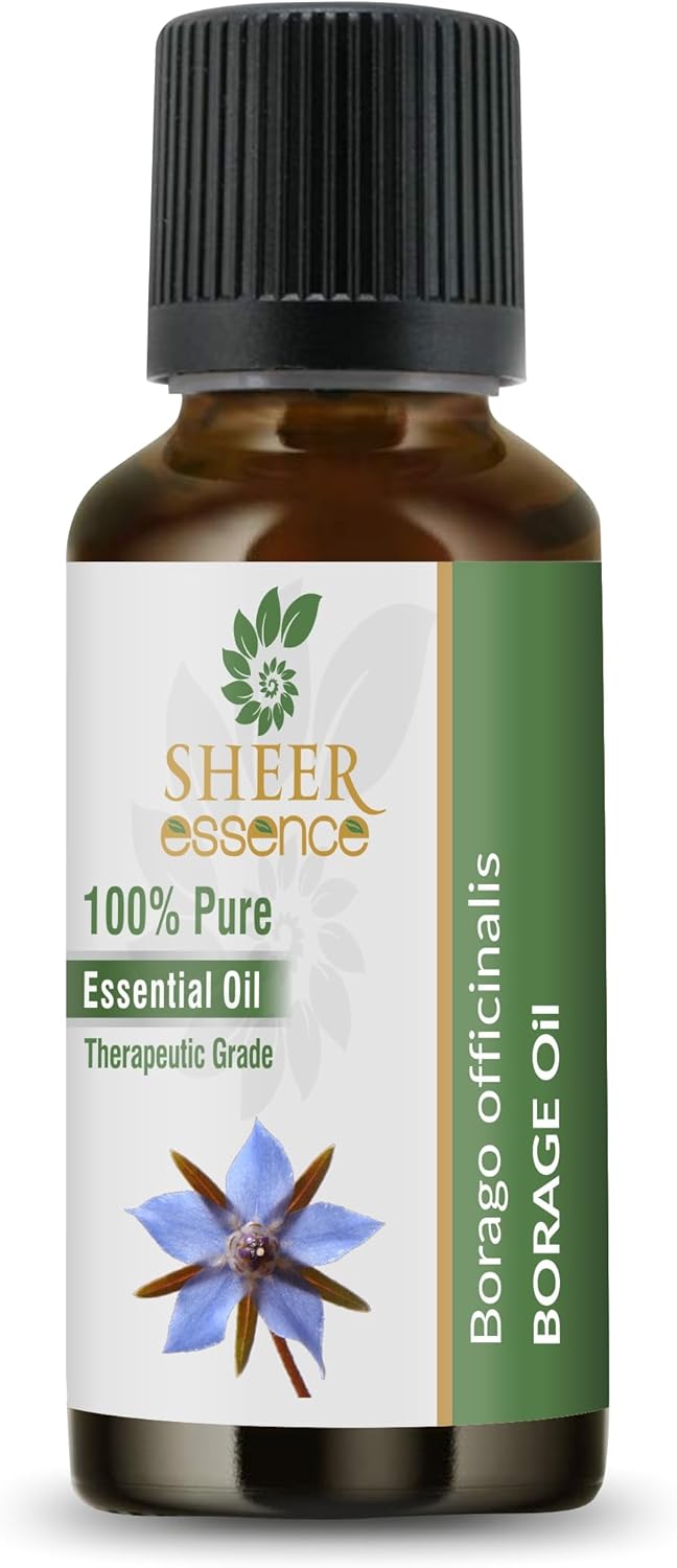 Borage - (Borago Officinalis)- Carrier Oil 100% Pure Natural Undiluted Uncut Therapeutic Grade Oil 0.16 Fl. Oz